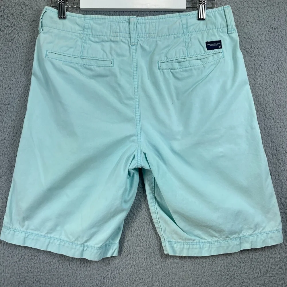 AMERICAN EAGLE SHORTS SIZE‎ 30W x 9L MENS Mint Green BEACH CASUAL